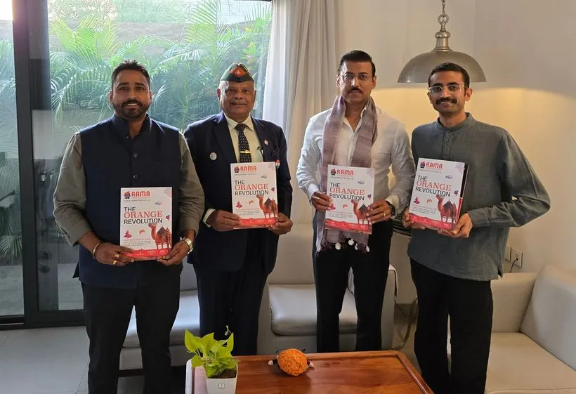 RAMA Annual Report launch with Col. Rajyavardhan Rathore