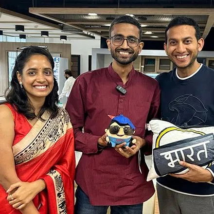 Nitin Jain with Ritesh Agarwal, Founder, Prism (OYO)