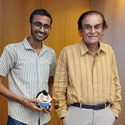Nitin Jain with Harsh Mariwala, Chairman, Marico
