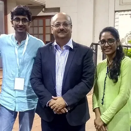 Nitin Jain with Aroop Zutshi, Global President, Frost & Sullivan