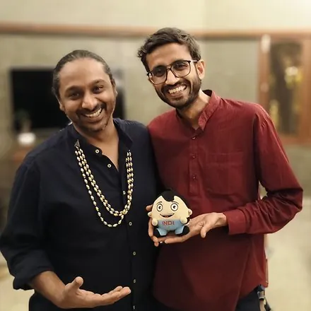 Nitin Jain with Raghava KK, Artist