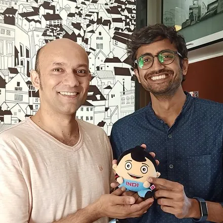 Nitin Jain with Vaibhav Kumaresh, Founder, Vaibhav Studios