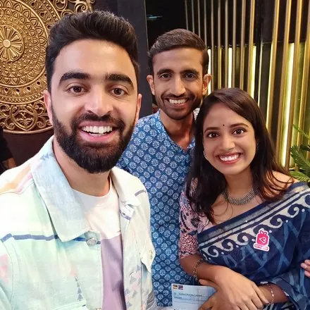 Nitin Jain with Rahul Dua, Comedian